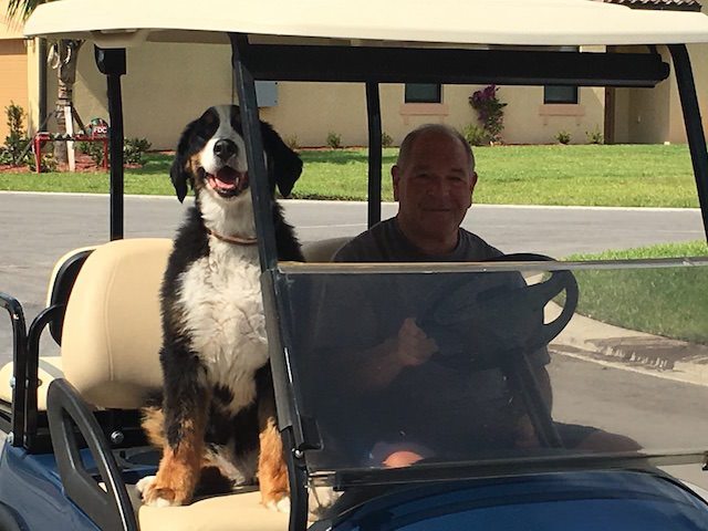 Judge Mike With His Dog Kasey